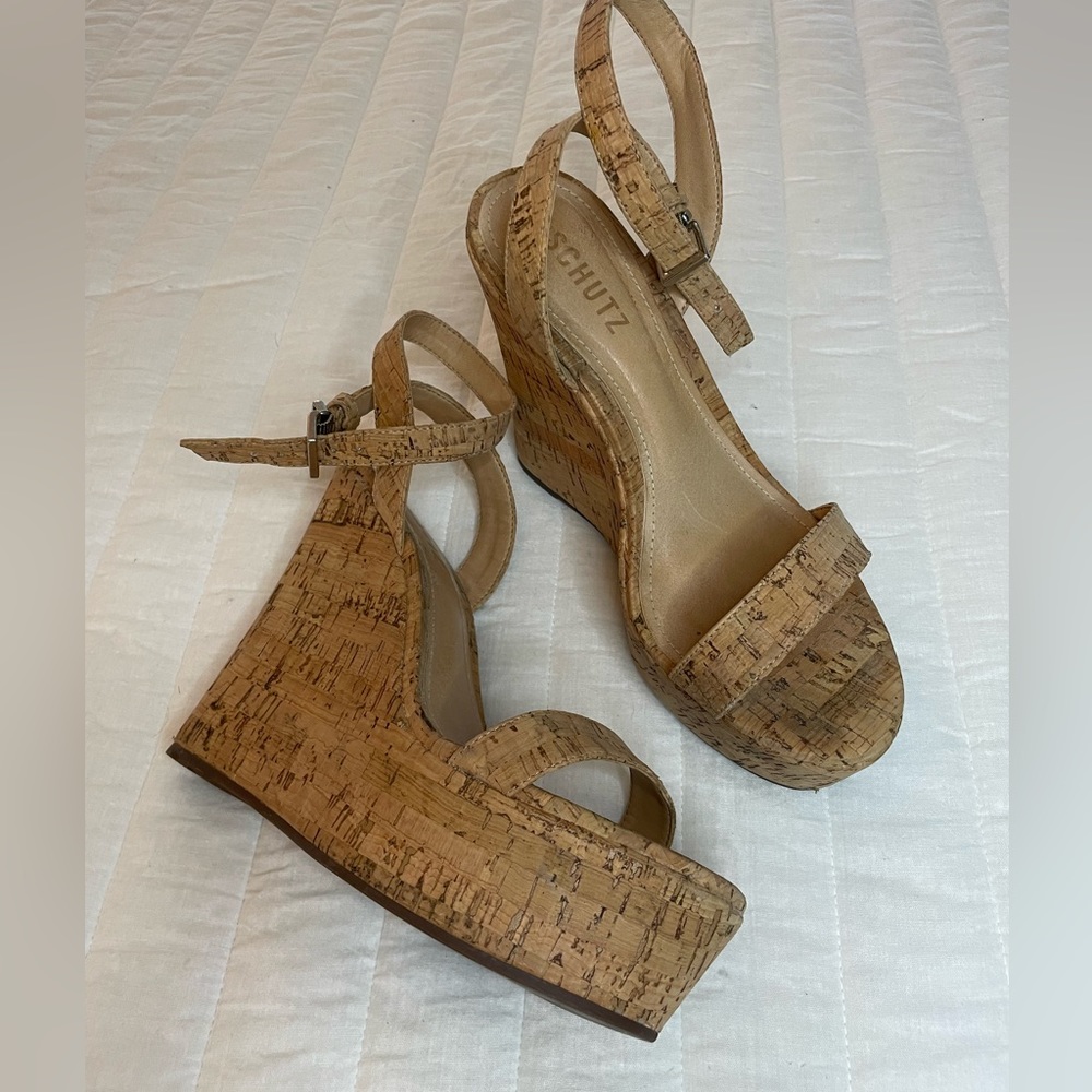 Schultz Platform shoes, size 7.5